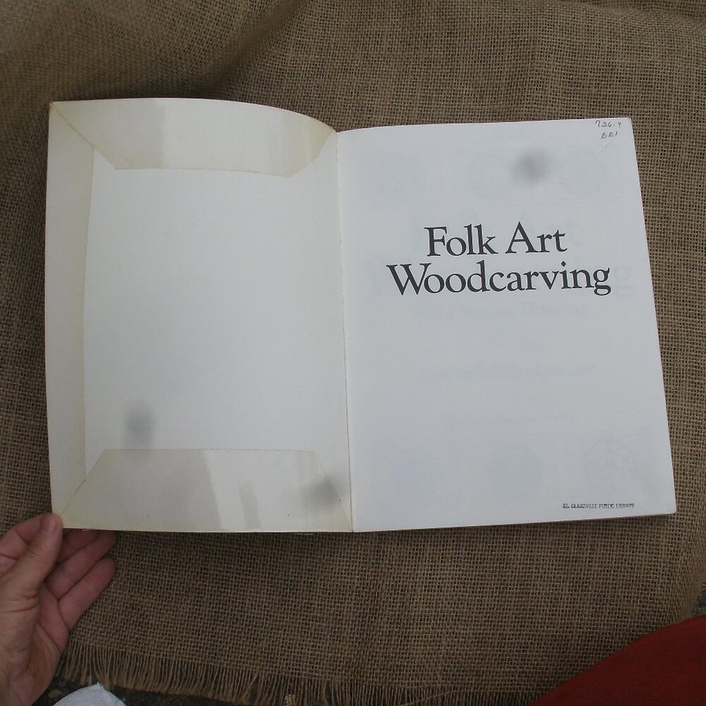 Folk Art Woodcarving 823 Detailed Patterns Book Bridgewater - Picture 9 of 16